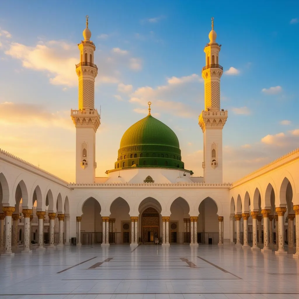 La mosquée du Prophète à Médine